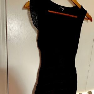 Black Mini Party Dress Bebe Vintage
